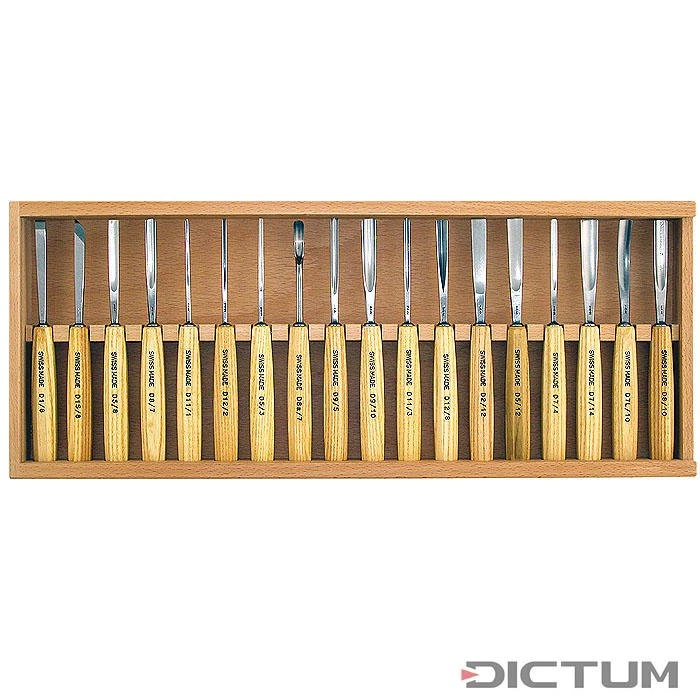 Jeu De Ciseaux De Sculpture Compact Pfeil, 18 Pièces