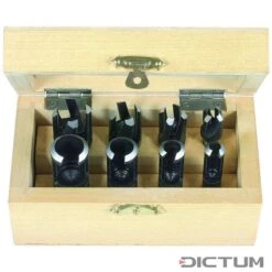 Jeu De Taille-chevilles Cylindriques Et Coniques, 8 Pièces