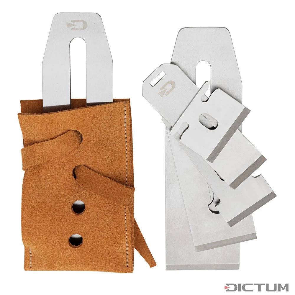 Étui En Cuir Pour Fers à Rabot DICTUM 2 Étui En Cuir Pour Fers à Rabot DICTUM – Image 2