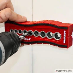 Gabarit De Perçage Milescraft »DrillBlockPLUS«, Métrique -Pas Cher Dictum Magasin 714610 02 A WE 8 Milescraft Bohrlehre DrillBlockPLUS metrisch WZ jpg