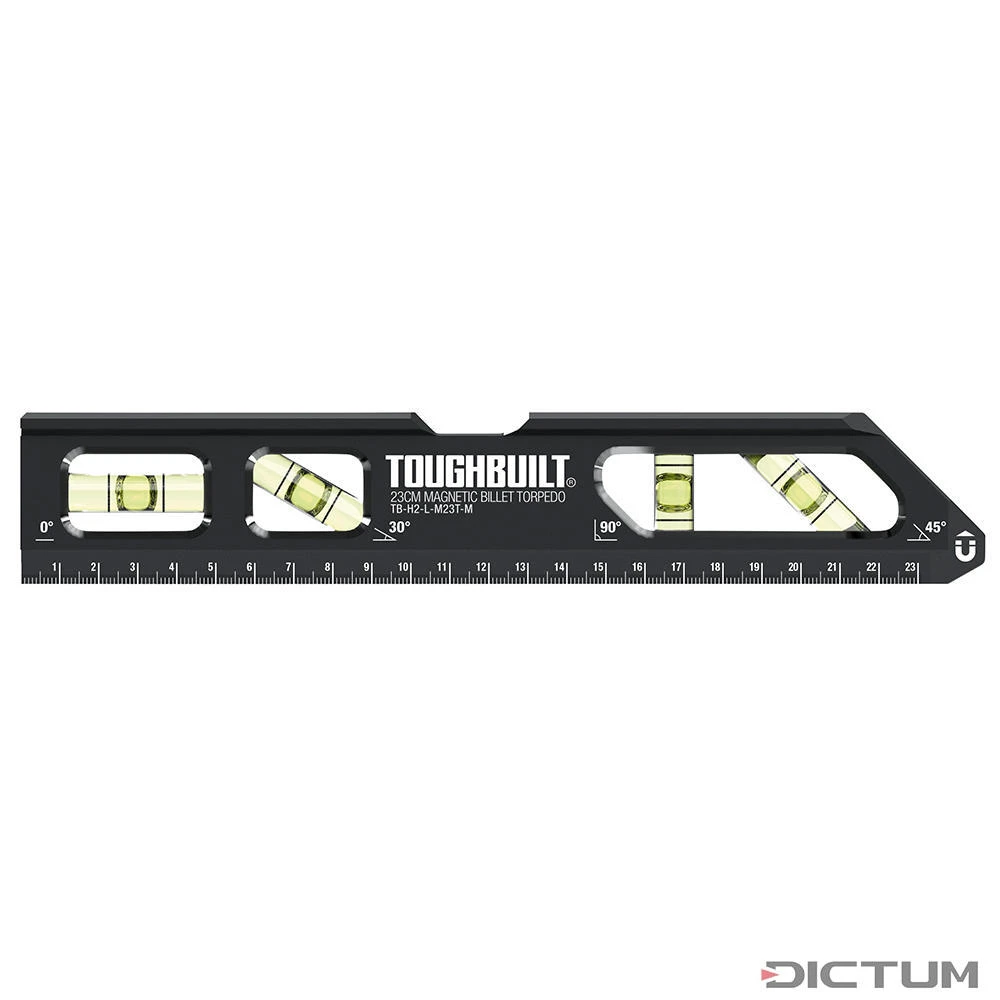 Niveau à Bulle Magnétique ToughBuilt Torpedo, 23 Cm – Image 2