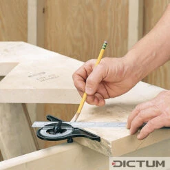 Équerre Combinée Starrett, 4 Parties, Version Standard -Pas Cher Dictum Magasin 718302 01 A WE 8 Starrett Kombiwinkel 4 teilig WZ jpg