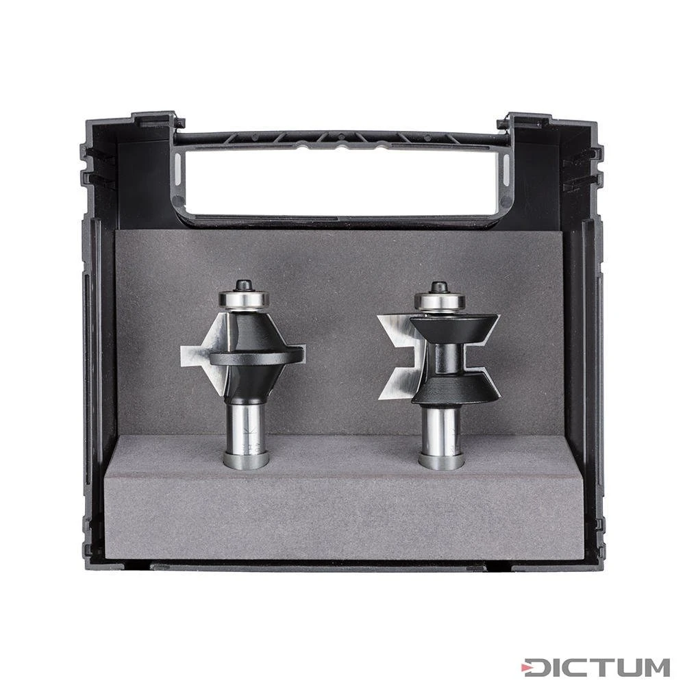 Fraises DICTUM Pour Assemblage Des Bords à Joint Collé, MD, Jeu, 2 Pièces