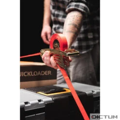 Sangle D'arrimage QUICKLOADER Avec Mécanisme D'enroulement, 1200 Kg, 4,5 M/2 P. -Pas Cher Dictum Magasin 732023M 01 A WE 8 QUICKLOADER Spanngurt mit automatischer Aufwicklung 800 kg 4 2 m WZ jpg c3