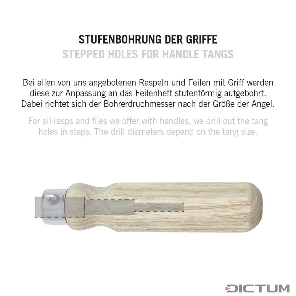 Lime Demi-ronde Glardon / Vallorbe, étroite, Piqué 2, Poignée En Frêne 2 Lime Demi-ronde Glardon / Vallorbe, étroite, Piqué 2, Poignée En Frêne – Image 2