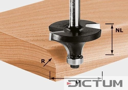 Festool Fraise à Moulurer HW S8 D20,7/R4 KL